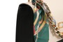 Lucky Bees Bolso Bandolera 918 Crema y Verde Oscuro